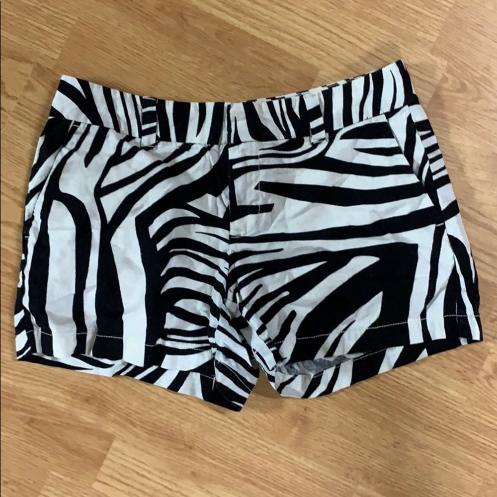 Loft zebra shorts